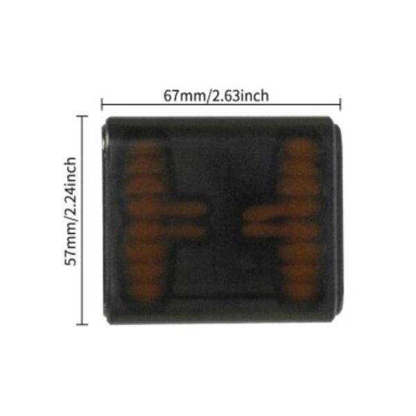 矽膠防水耳塞-2對4入透明黑塑料盒_4